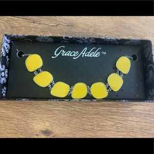 Grace Adele yellow necklace